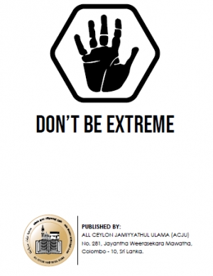 Don&#039;t be extreme