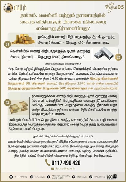 ஸகாத் வழிகாட்டல் - 05